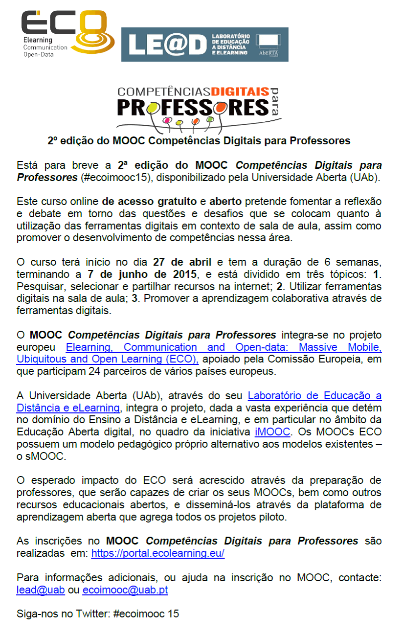 Competencias digitais