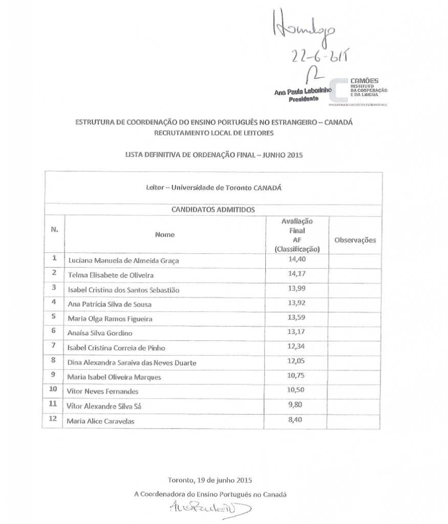 lista definitiva